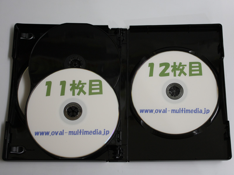 12枚収納CD/DVDケースブラック