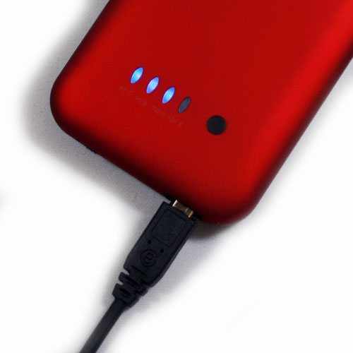 iPhone4S対応バッテリー・トランスミッター内蔵ケース