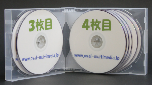 12枚収納CD/DVDケース