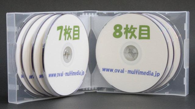 12枚収納CD/DVDケース