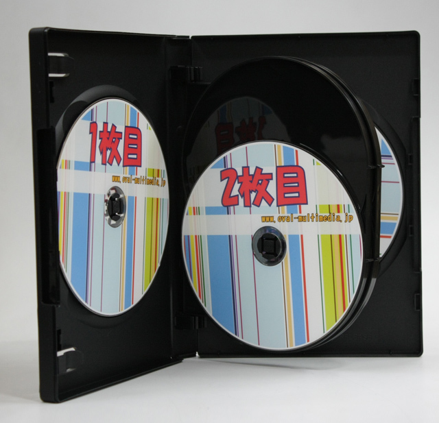 6枚収納DVD・BDケース　内部