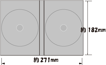 DVDトールケースのジャケットサイズ