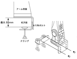 16軸式くねくね４モニターアーム MARMGUS12W