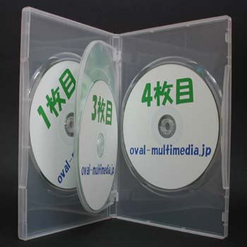 マルチDVDケース 4枚収納